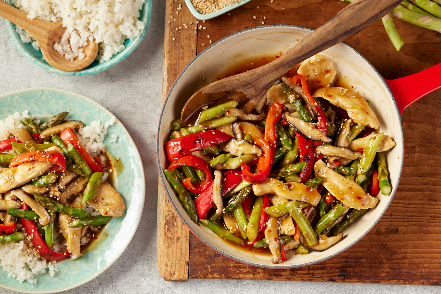 Sesame Ginger Chicken Stir Fry