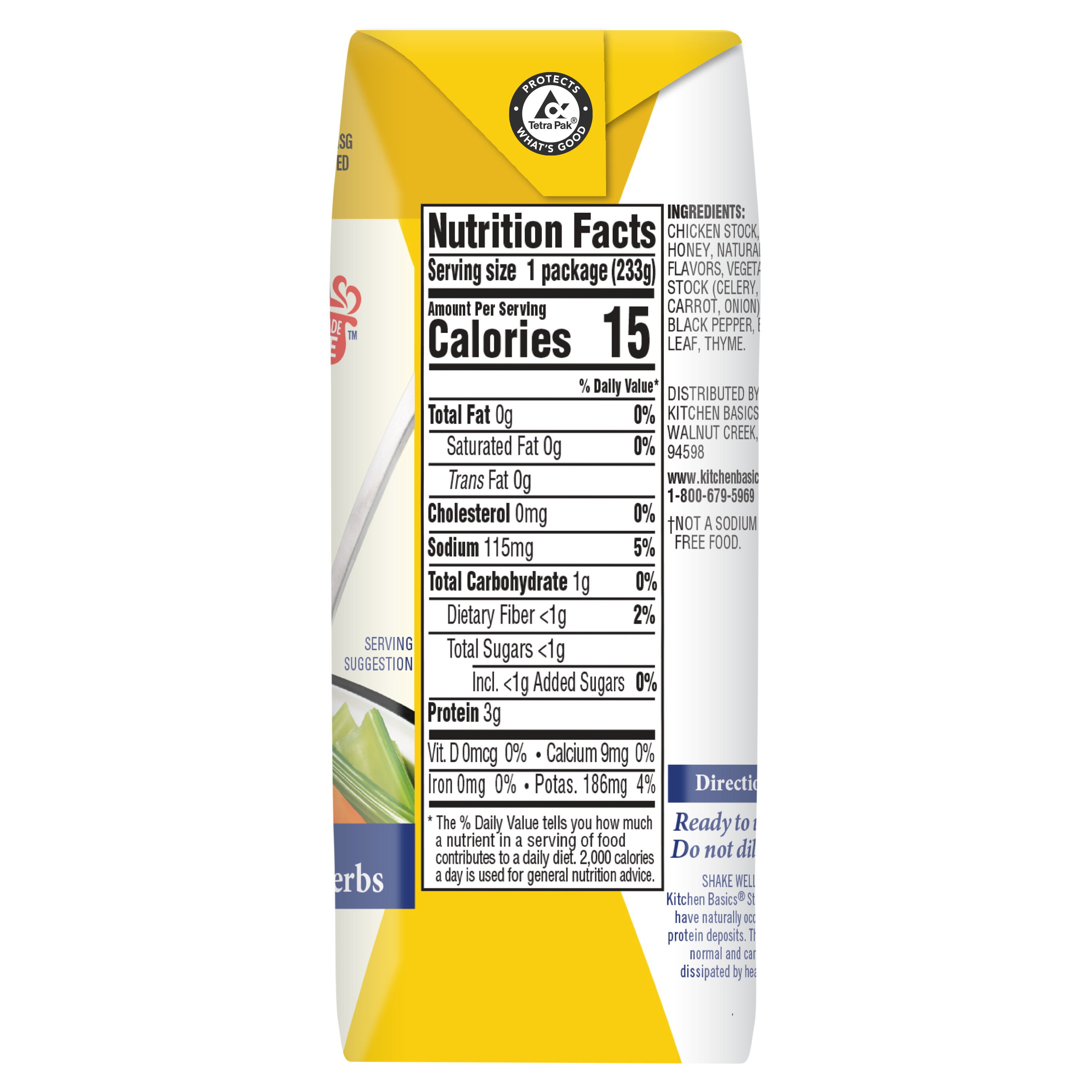 Unsalted Chicken Stock, 8.25 oz Kitchen Basics