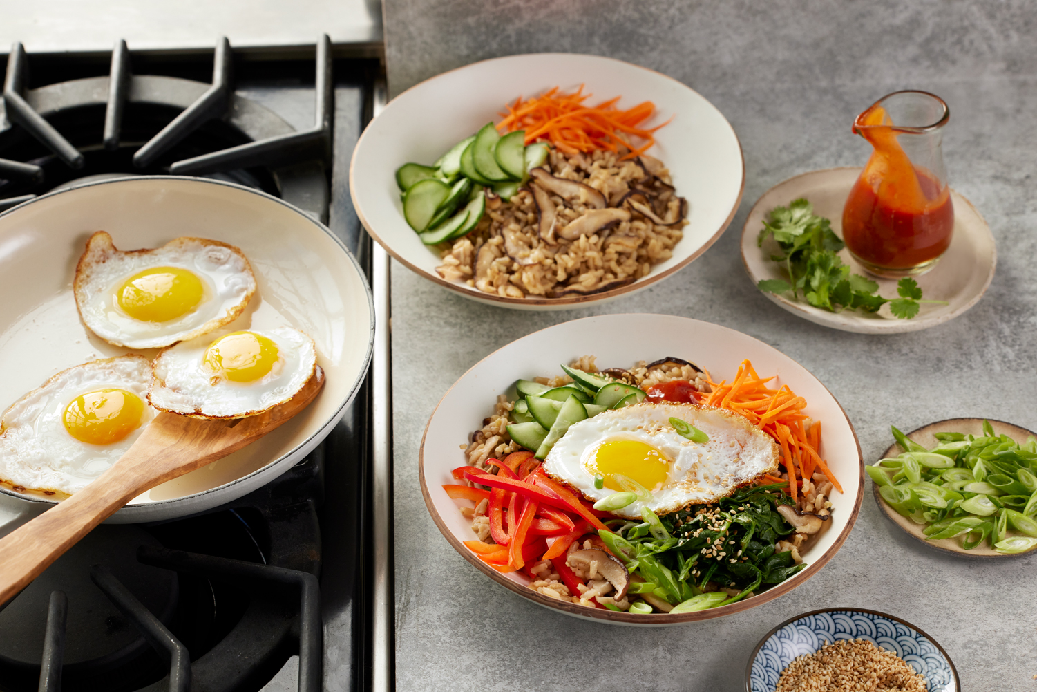 Brown Rice Bibimbap