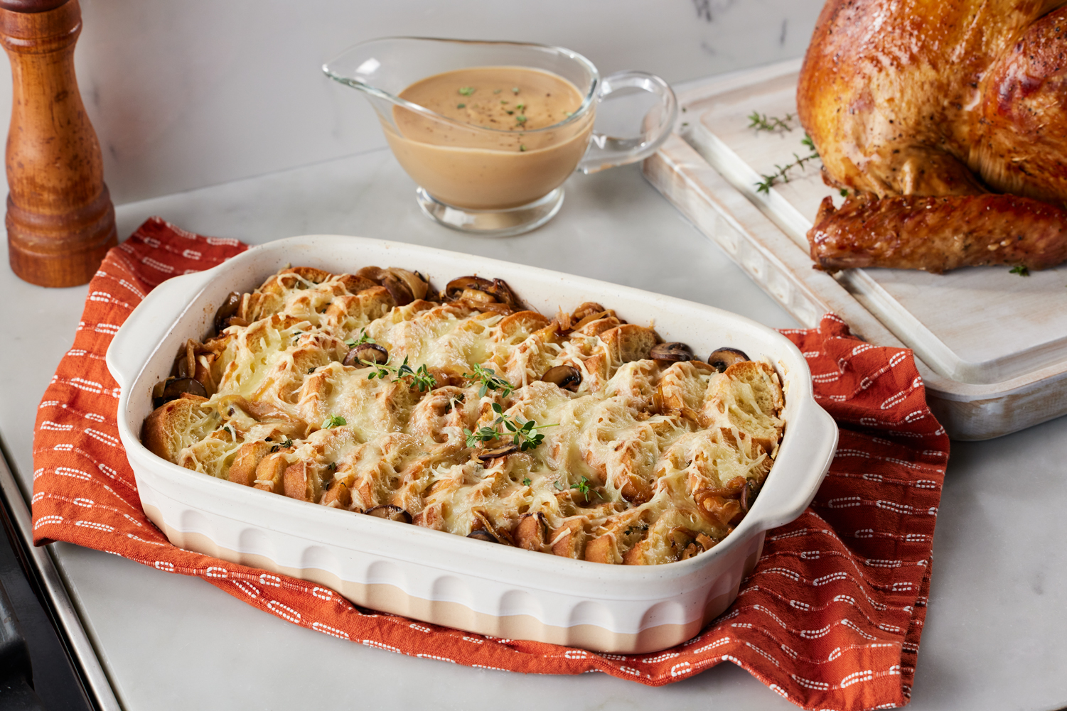 French Onion Mushroom Stuffing