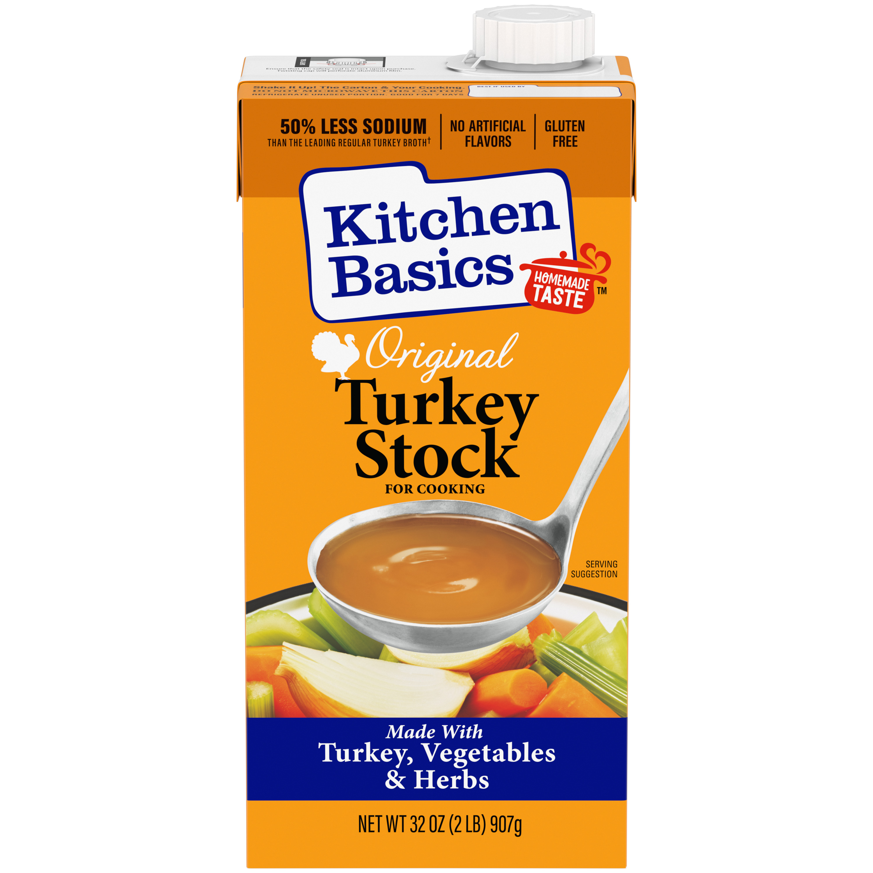 Original Turkey Stock, 32 oz | Kitchen Basics