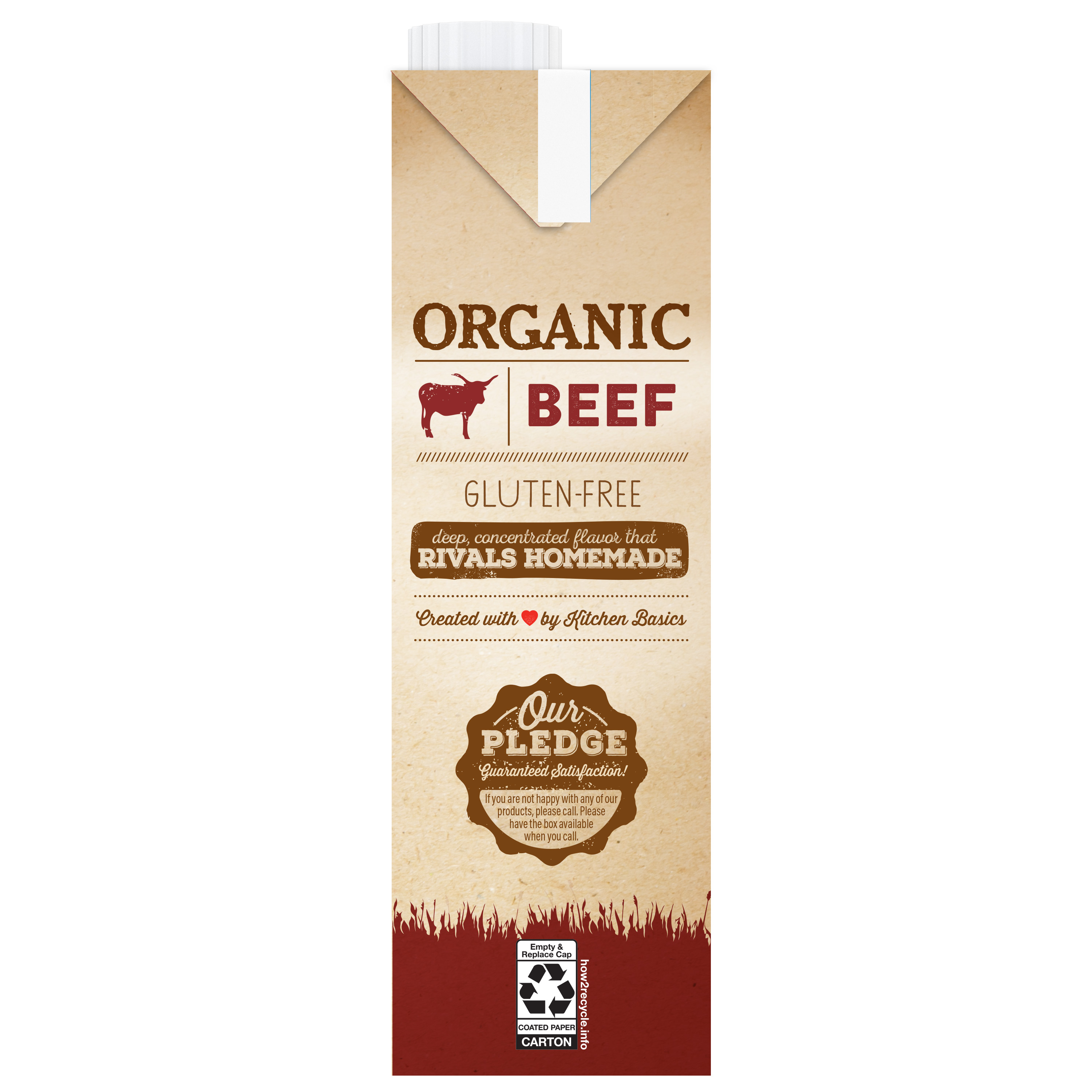 Organic Beef Stock 32oz Side Panel