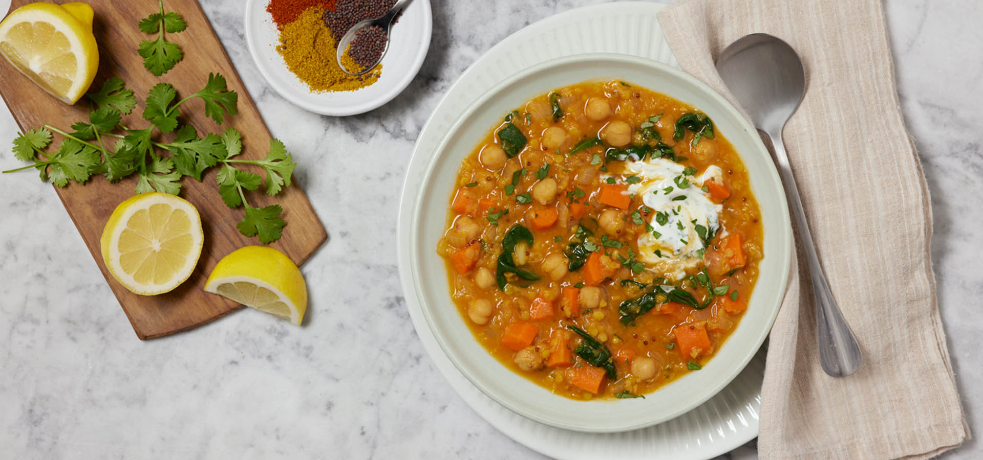 Chickpea Lentil Soup