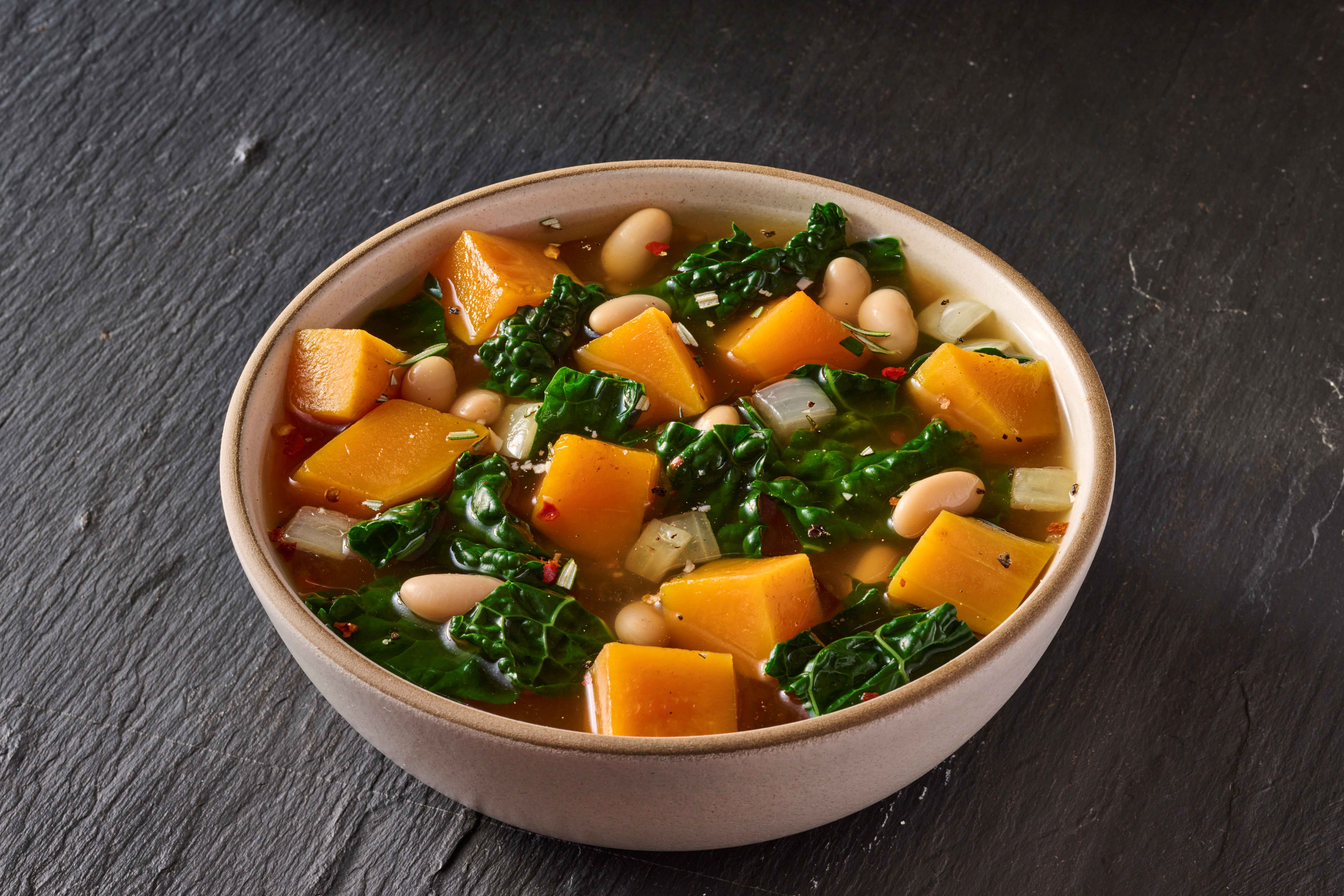 Kitchen Basics Kale Squash White Bean Soup