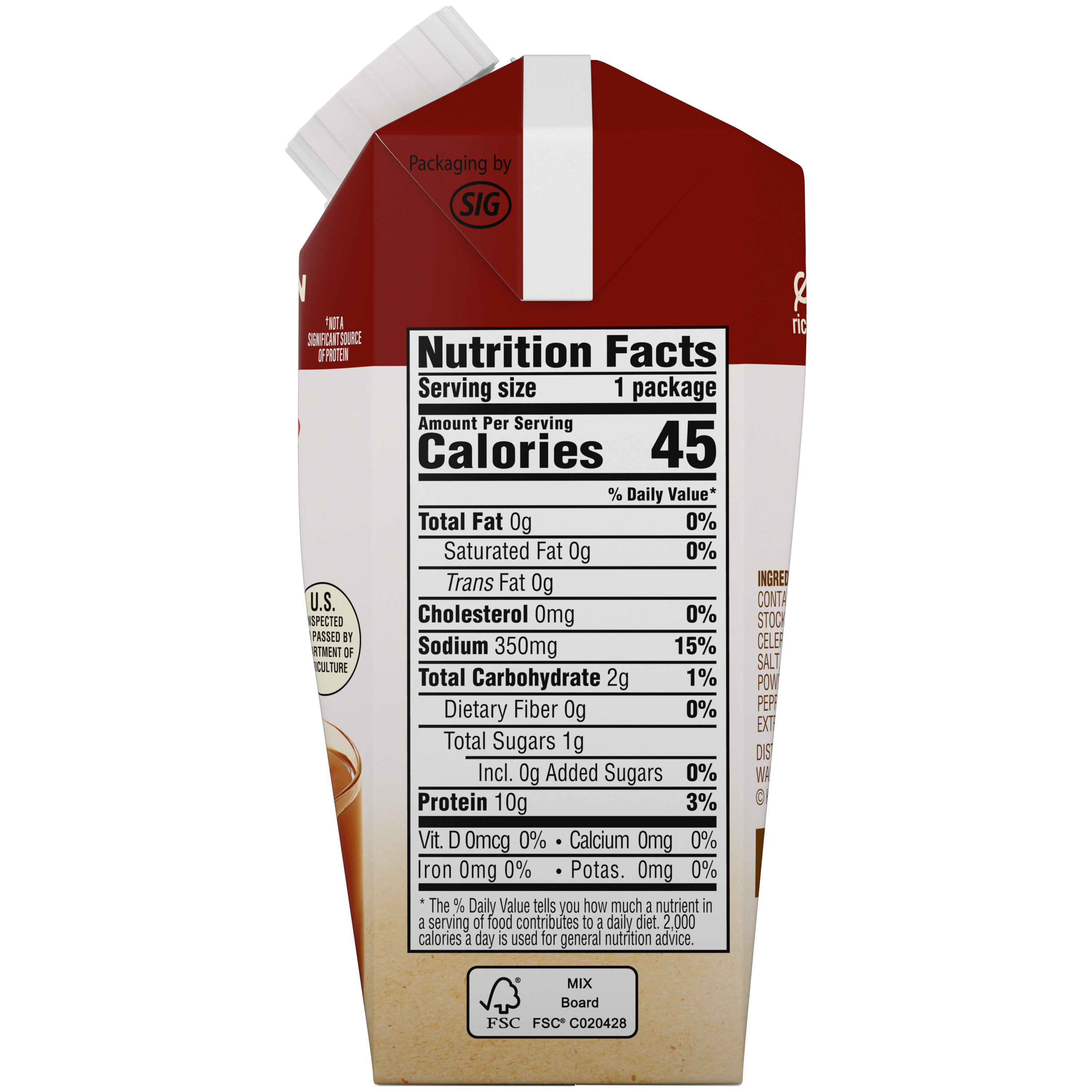 Original Beef Bone Broth, 8.25 oz - Side Panel 