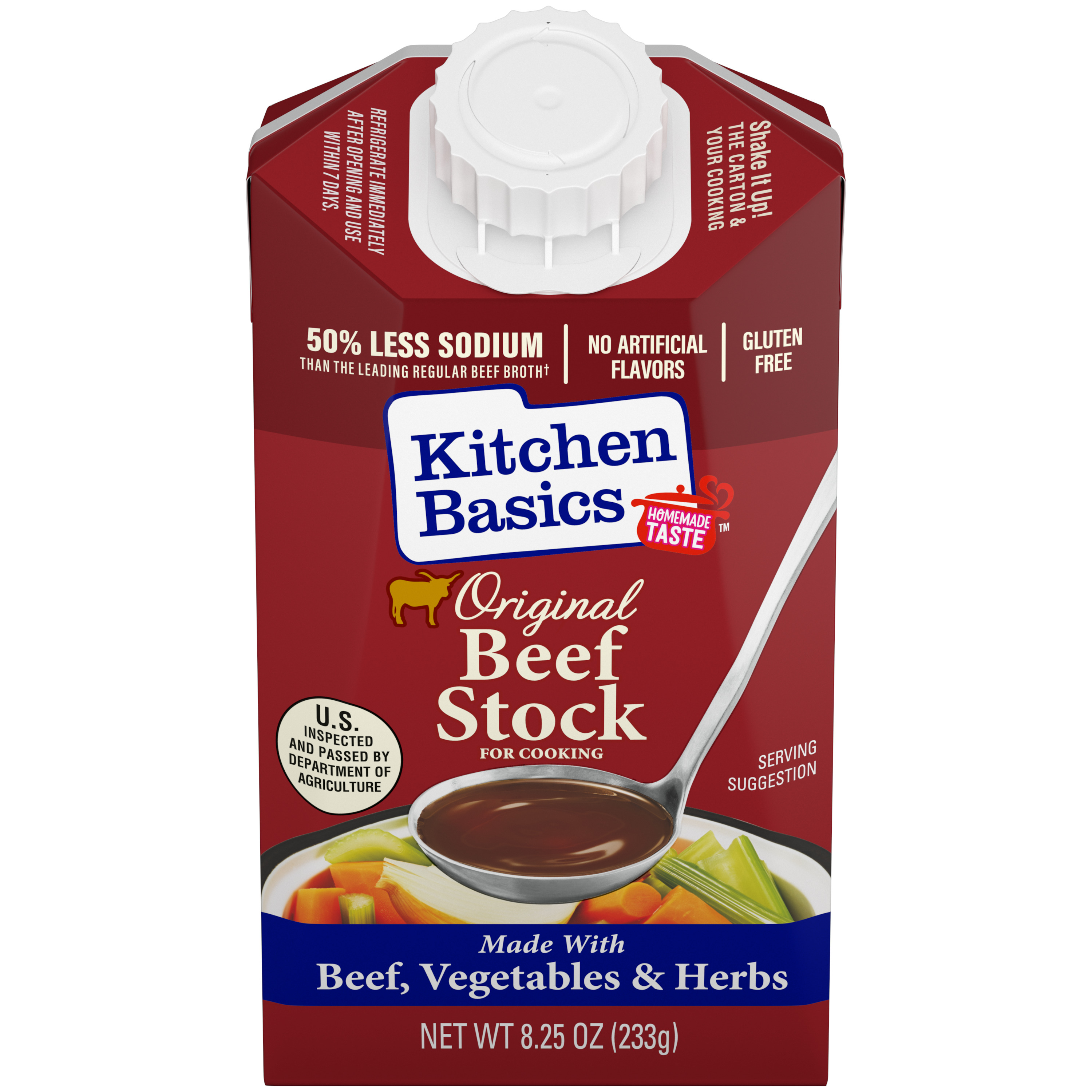 Original Beef Stock, 8.25 oz - Front