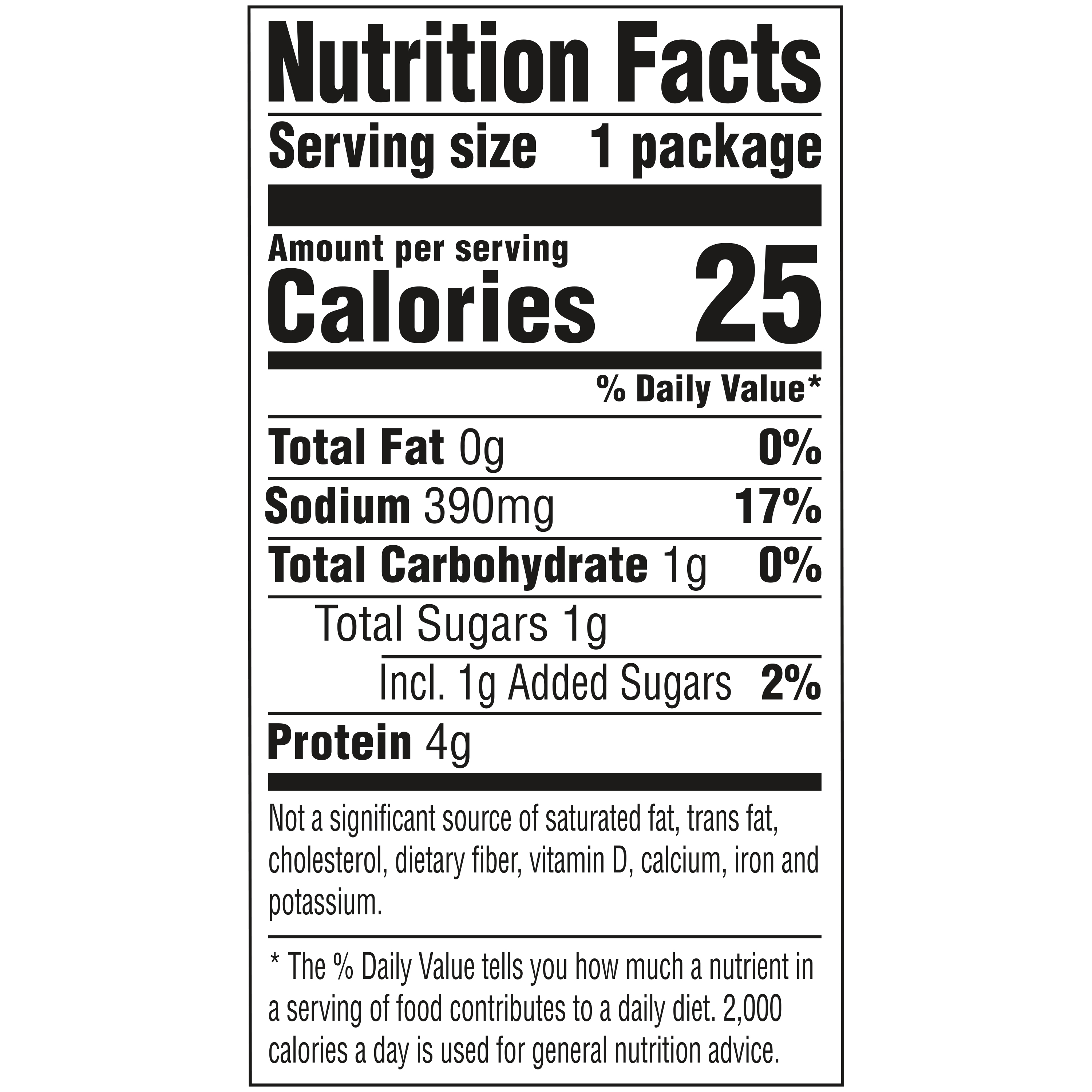 Original Beef Stock, 8.25 oz - Nutrition
