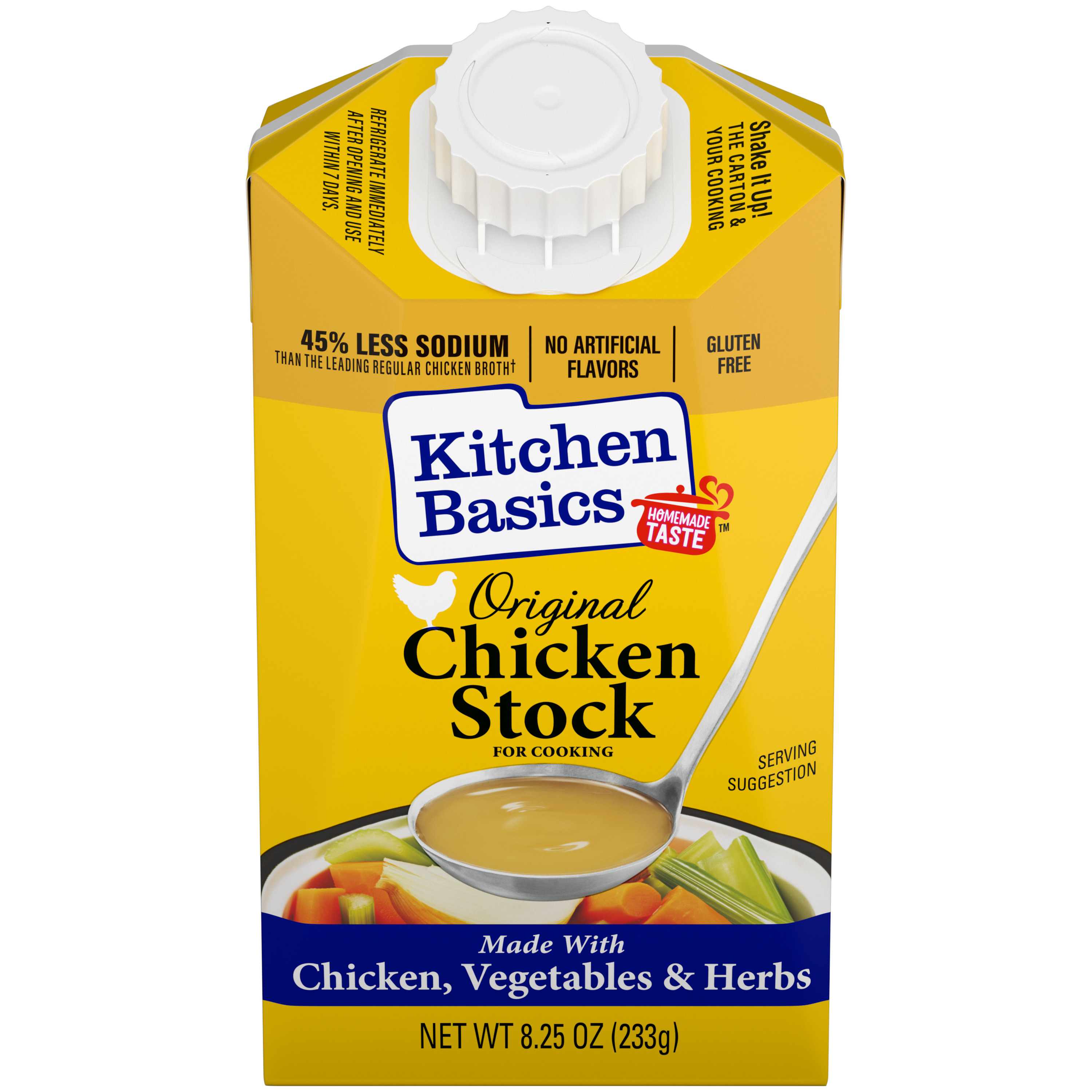 Original Chicken Stock, 8.25 oz - Front