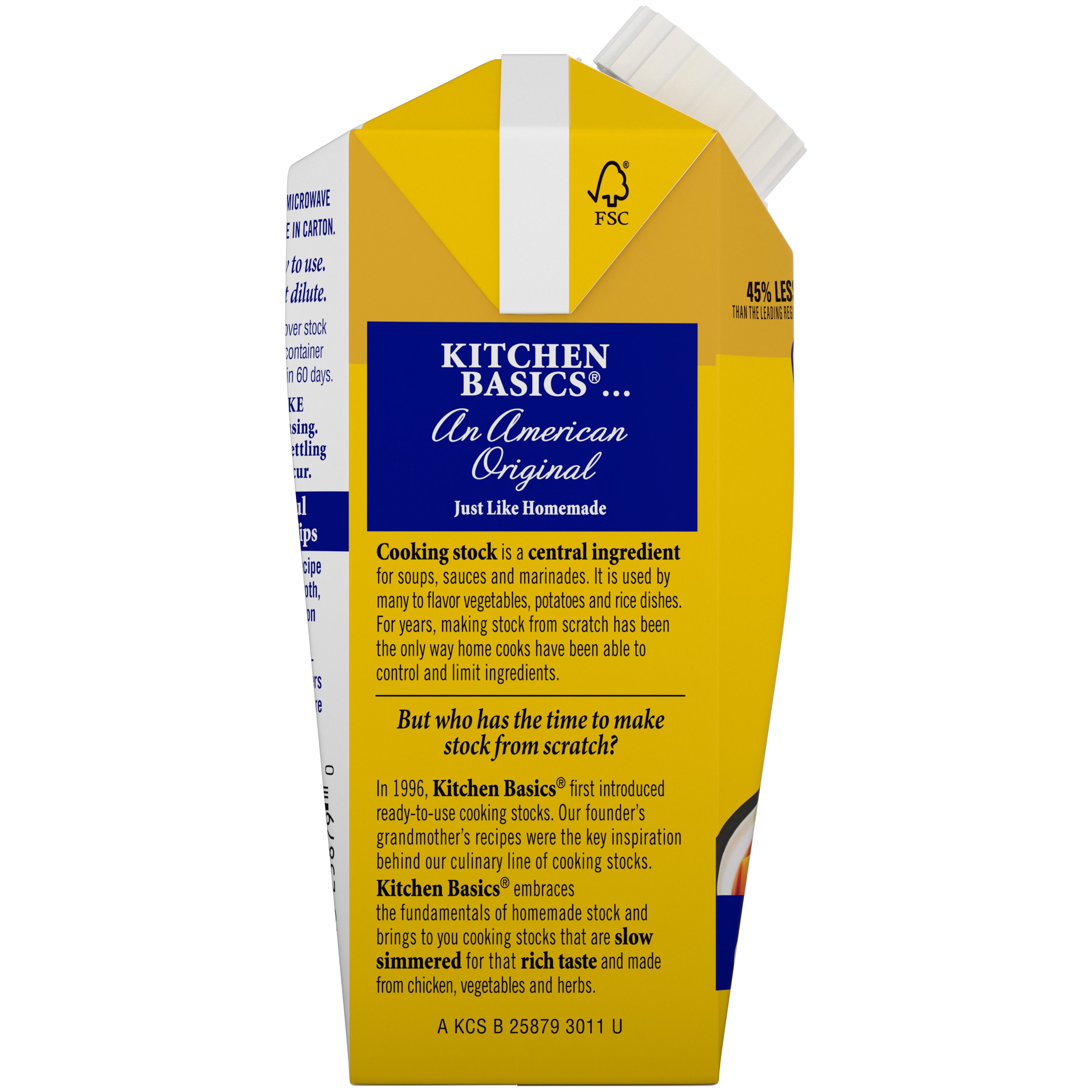 Original Chicken Stock, 8.25 oz - Side