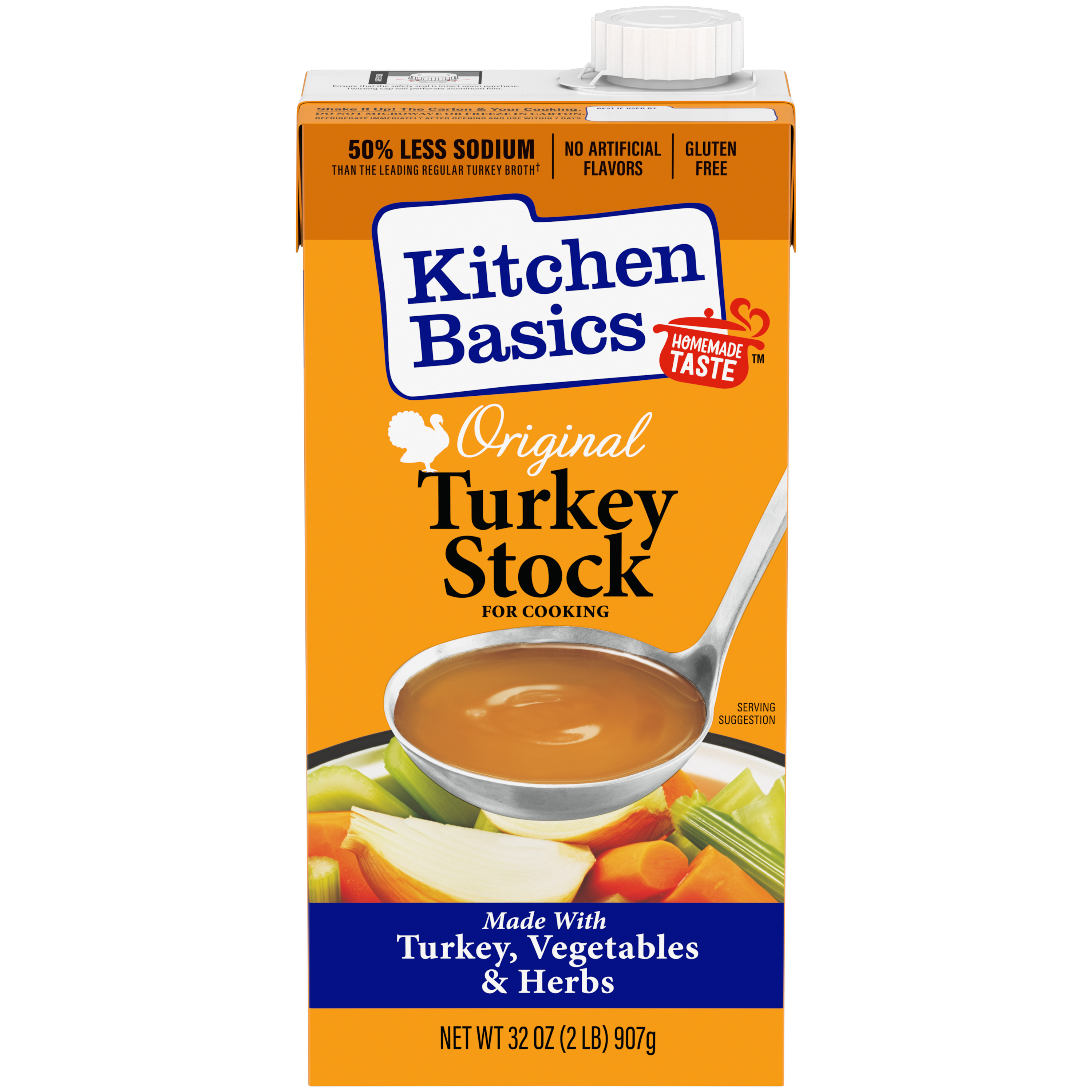 Original Turkey Stock, 32 oz - Front
