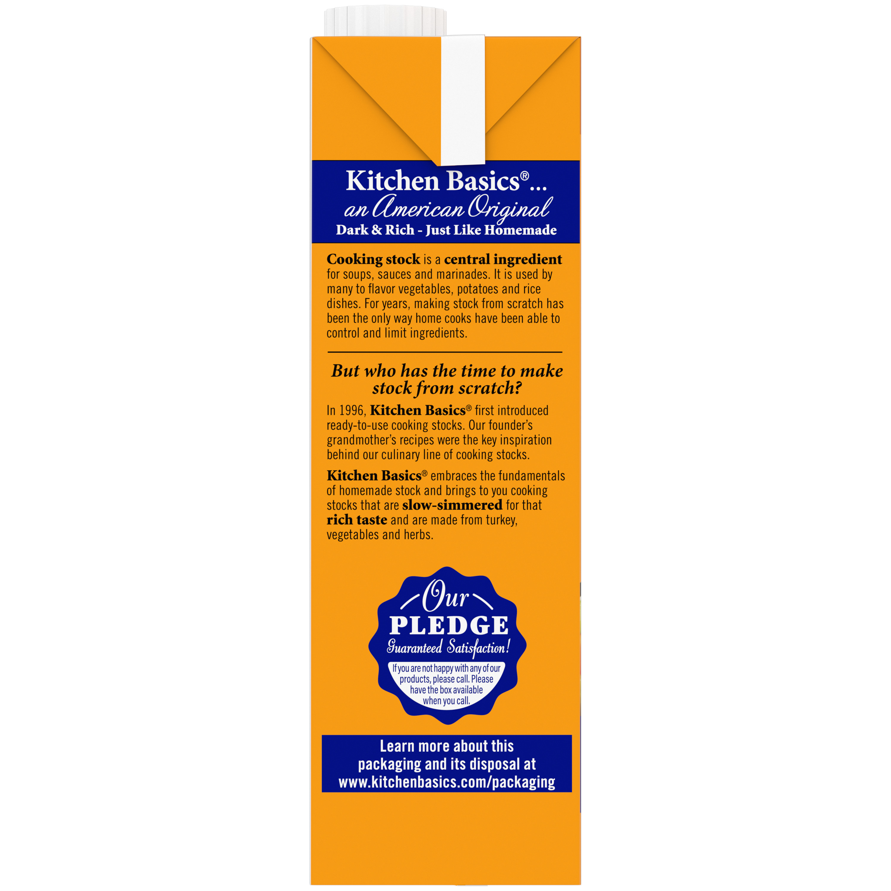 Original Turkey Stock, 32 oz - Side