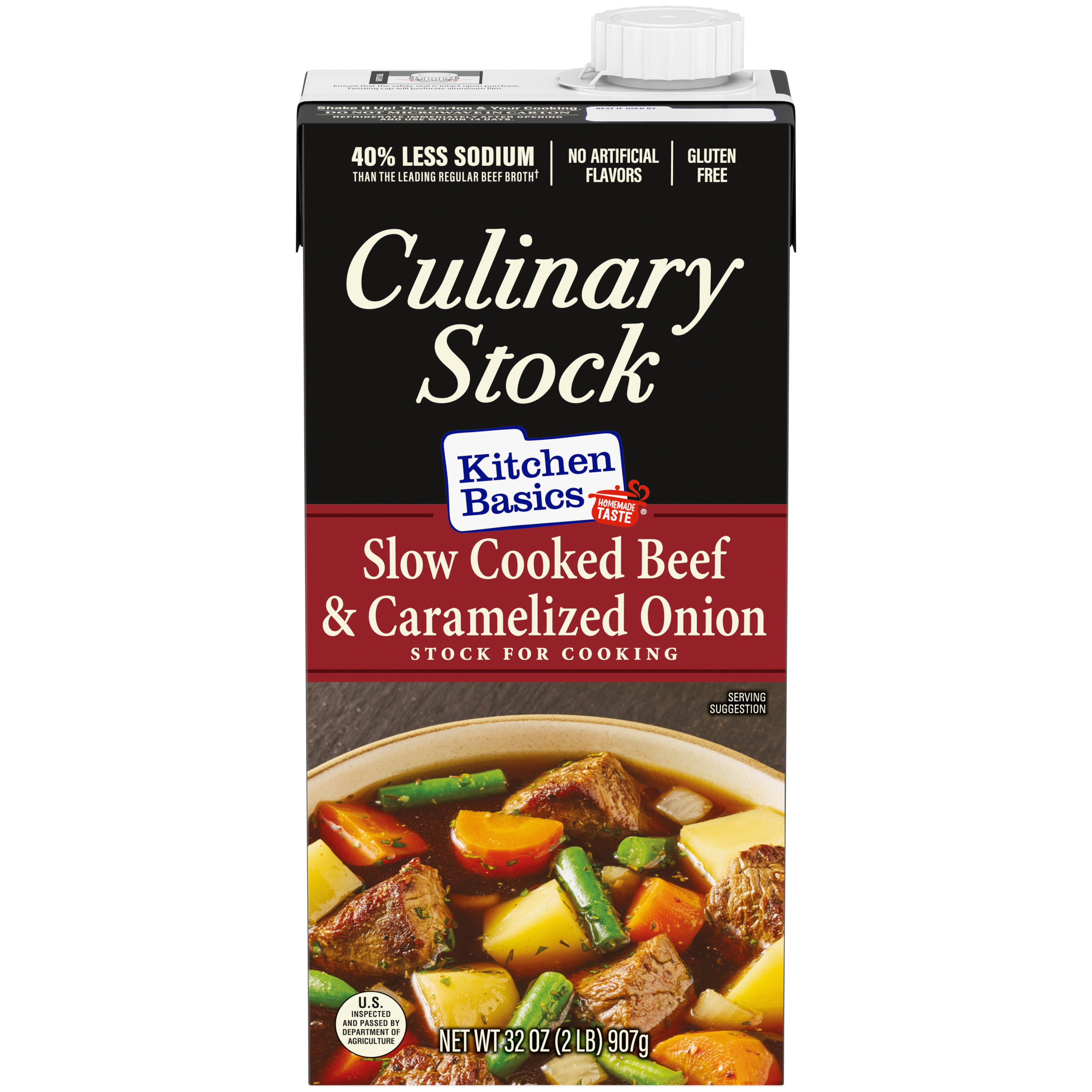 Slow Cooked Beef and Onion Culinary Stock - Front
