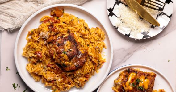  Marry Me Chicken & Orzo Bake
