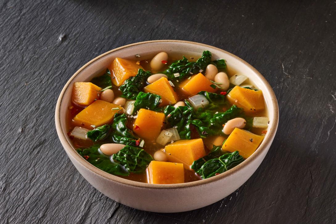 Kitchen Basics Kale Squash White Bean Soup